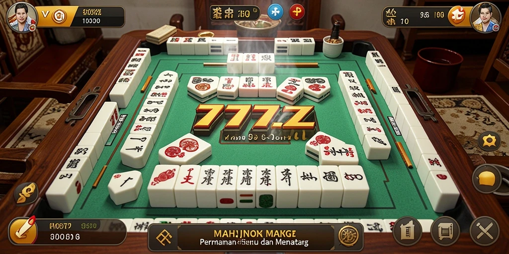Screenshot permainan Mahjong dengan gameplay yang menarik di 777ZX.