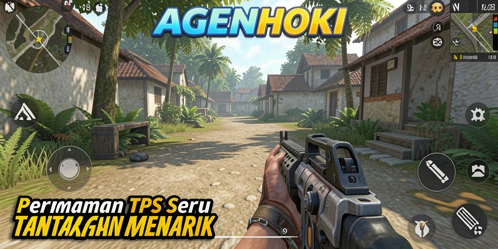 Tampilan gameplay AGENHOKI yang penuh aksi dan strategi.