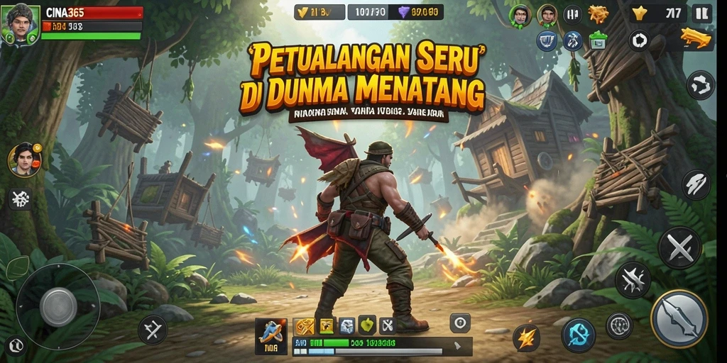 Screenshot CINA365 menunjukkan gameplay yang menarik dan menantang.