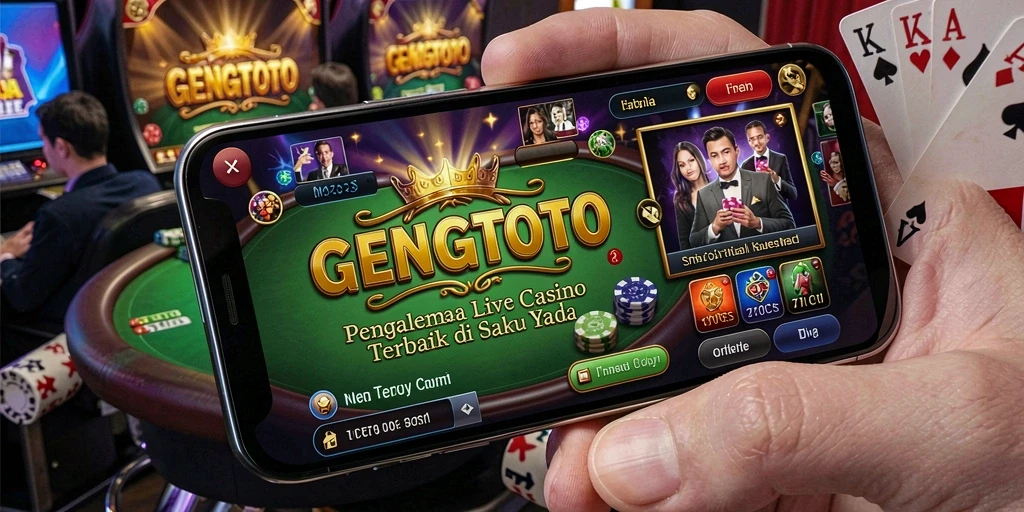 Tampilan gameplay GENGTOTO yang mendebarkan dalam suasana Live Casino.