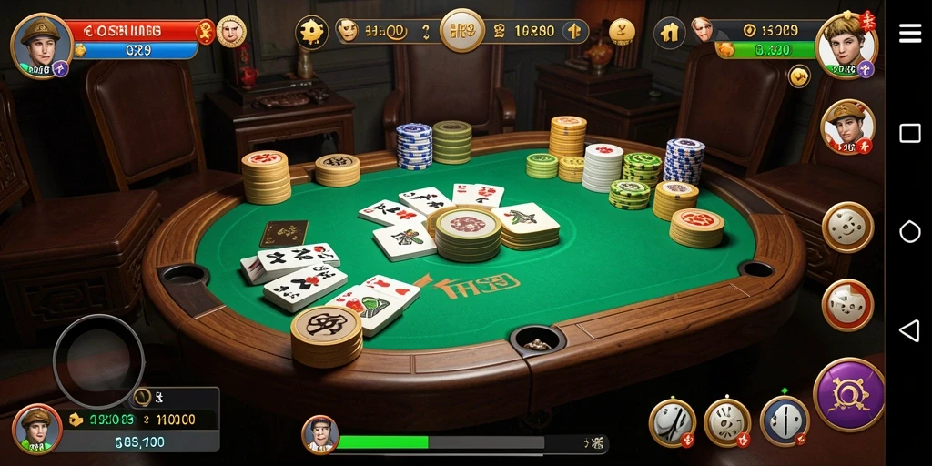Screenshot menampilkan gameplay seru dari permainan QiuQiu.