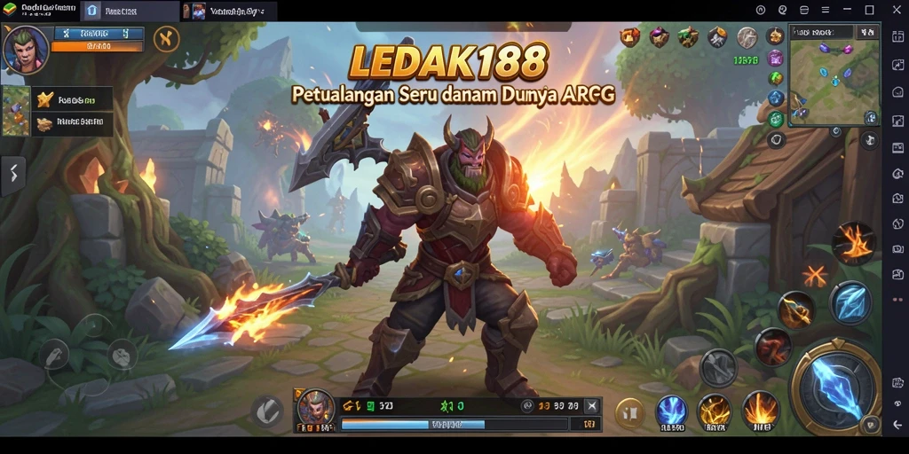 Tampilan spektakuler dari pertempuran di dunia ARPG.