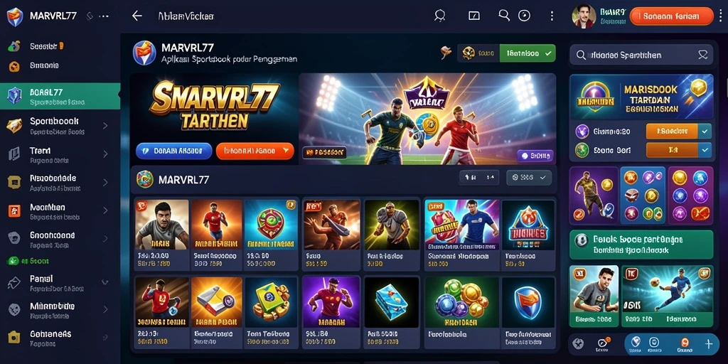 Tampilan utama gameplay <strong>MARVRL77</strong> yang menarik dan interaktif.