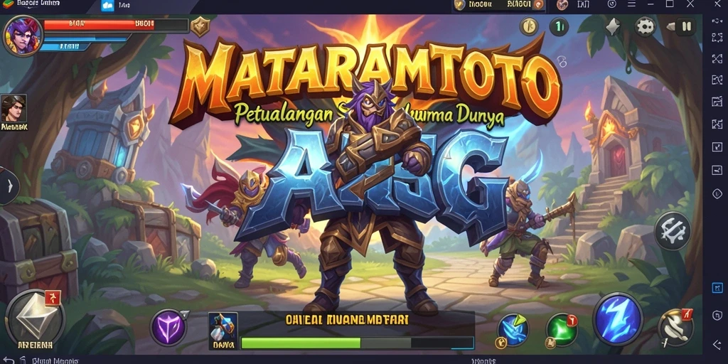 Tampilan menarik dari gameplay ARPG MATARAMTOTO.