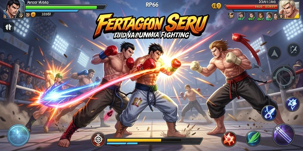 Tampilan aksi seru dalam gameplay RP66 yang mendebarkan.