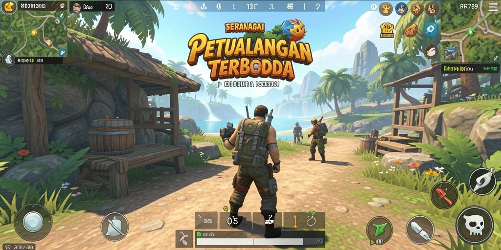 Tampilan menakjubkan gameplay Open World RR789 dengan aksi seru.