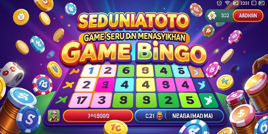 Screenshot dari gameplay seru SEDUNIATOTO Bingo.