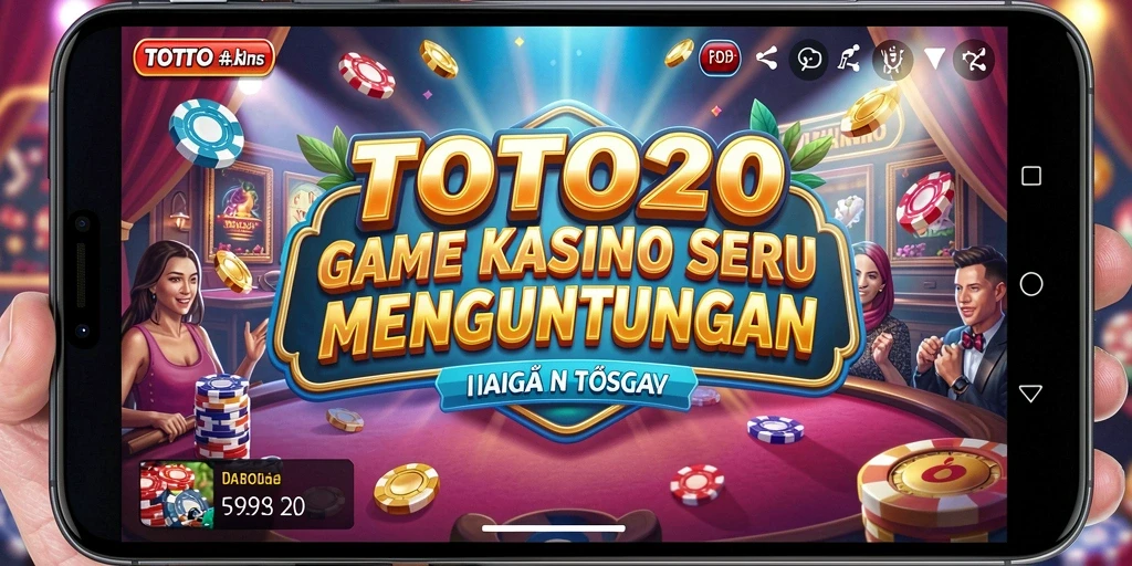 Tampilan mendebarkan gameplay TOTO20 yang penuh aksi Kasino.